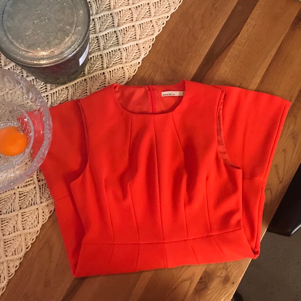 KAREN MILLEN Sculptured Skater Dress - Picture 6 of 6